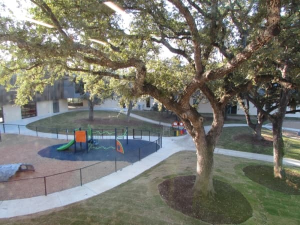 Playgrounds at Menchaca Elementary will be Americans with Disabilities Act compliant. (Nicholas Cicale/Community Impact Newspaper)