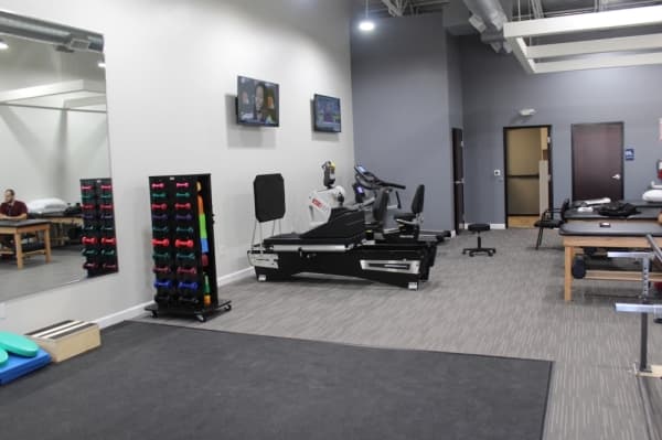 The clinic specializes in dry needling, blood flow-restriction therapy and more. (Marisa Charpentier/Community Impact Newspaper)