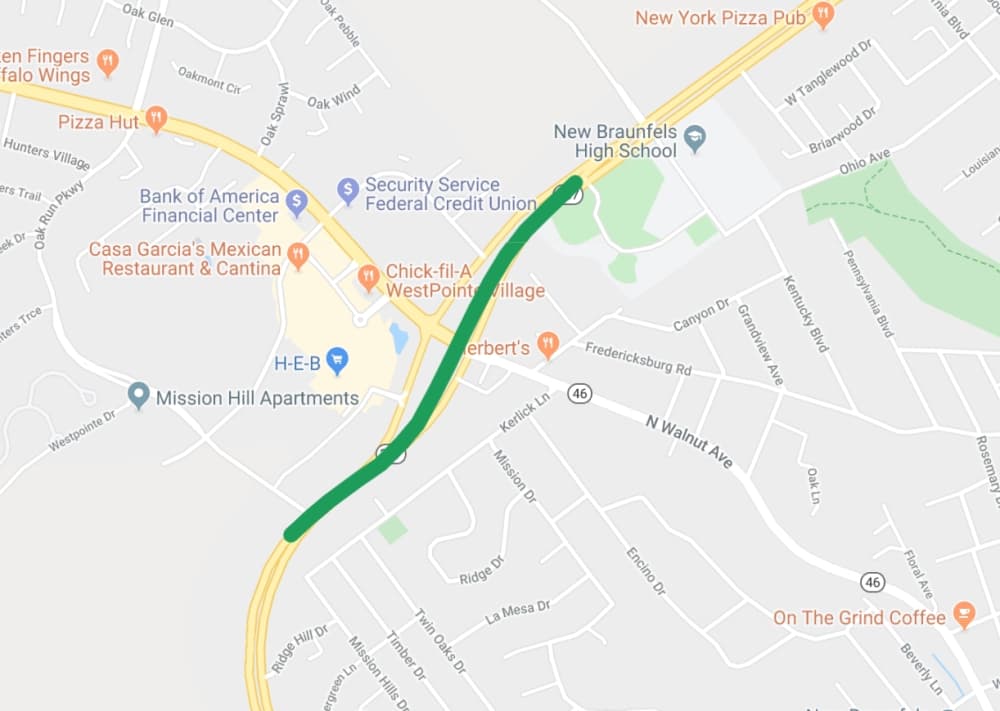 New southbound lanes to open on Loop 337 in New Braunfels