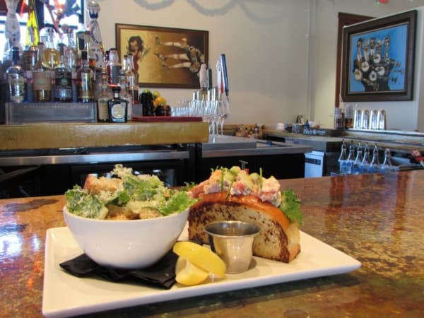 Lobster rolls are made with Maine lobster on a house-made roll.  (Nicholas Cicale/Community Impact Newspaper)