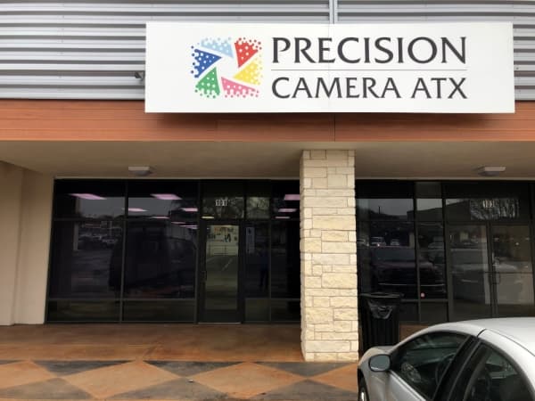 A photo of the facade of Precision Camera and Video.