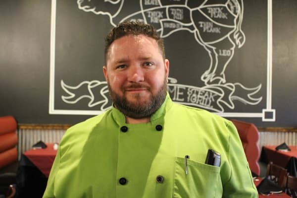 Owner Julio Amer opened Red Flame Steak & Grill on FM 1488 in April. (Kara McIntyre/Community Impact Newspaper)