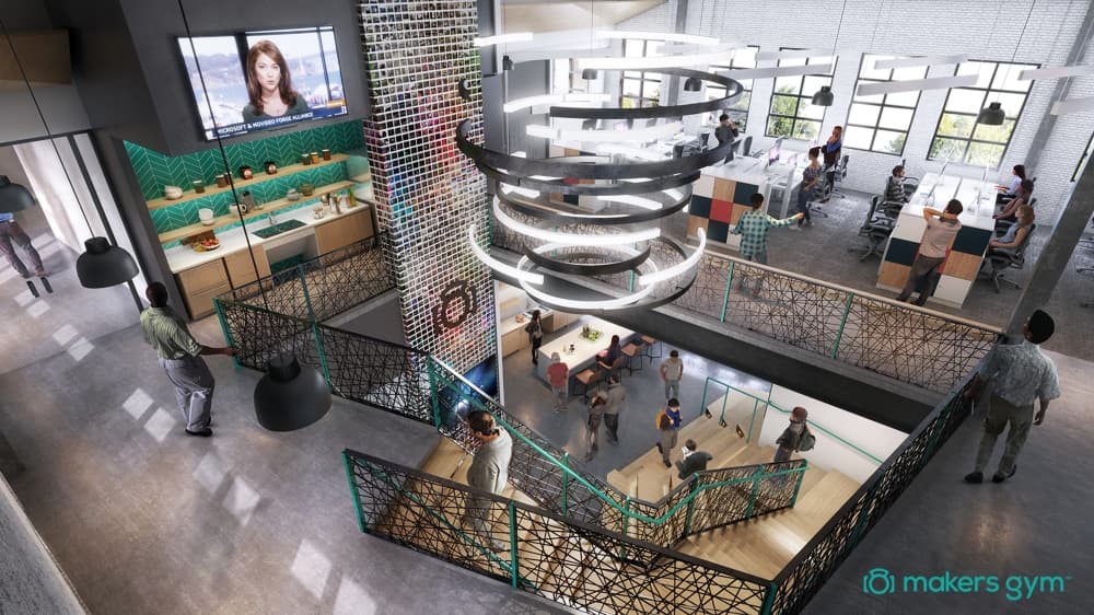Makers Gym will open this spring in the Rail District. (Rendering courtesy Makers Gym)