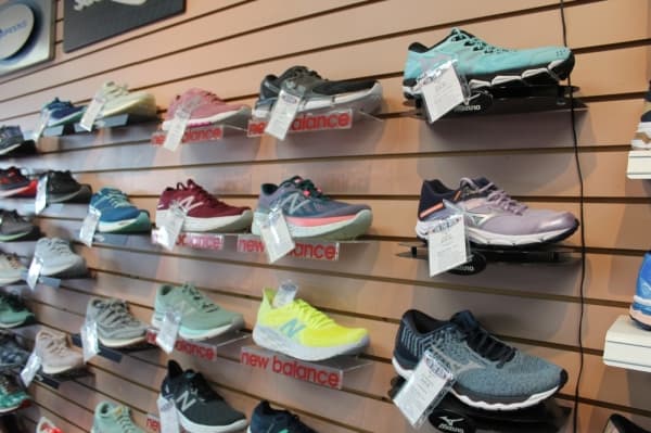 On the Run specializes in selling shoes for runners from popular brands, such as Asics and Brooks. (Jake Magee/Community Impact Newspaper)