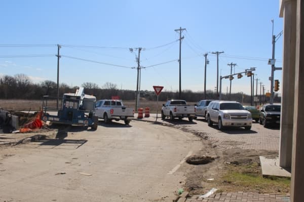The U-turn at Hillcrest Road-Rasor Boulevard is one of several U-turns and right lanes of city streets likely to be closed throughout the project. (William C. Wadsack/Community Impact Newspaper)