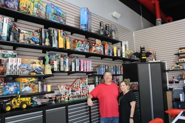 Owners Michael and Jenni Jensen opened brickLAB, Inc. in November 2018. (William C. Wadsack/Community Impact Newspaper)