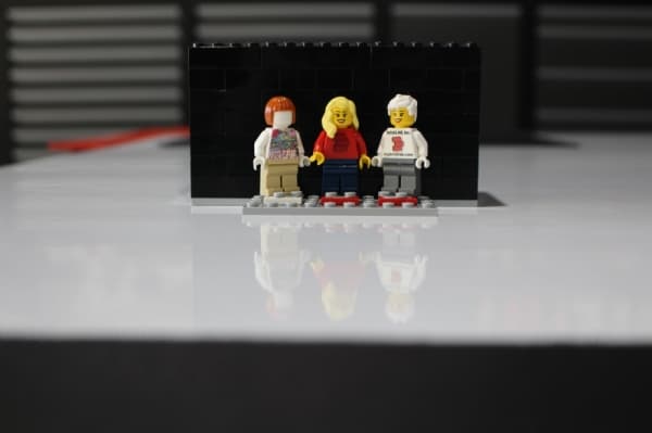 The business has the capability to print directly onto bricks and minifigs, allowing people and businesses to truly customize their creations. (William C. Wadsack/Community Impact Newspaper)