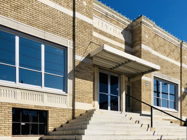 Old City Hall: Built in 1929, the old City Hall building at 200 N. Seguin Ave. became occupied by the Sophienberg Museum archives upon the city government’s move to a new municipal building on Castell Avenue in 1990. (Ian Pribanic/Community Impact Newspaper)