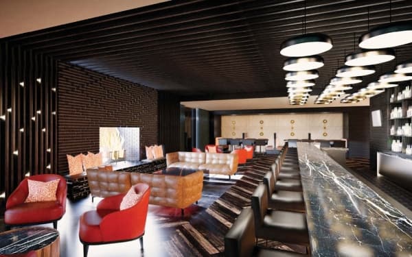 A piano lounge and a coffee shop are among several entertainment options that will be open to guests and public. (Rendering courtesy Kalahari Resorts & Conventions)
