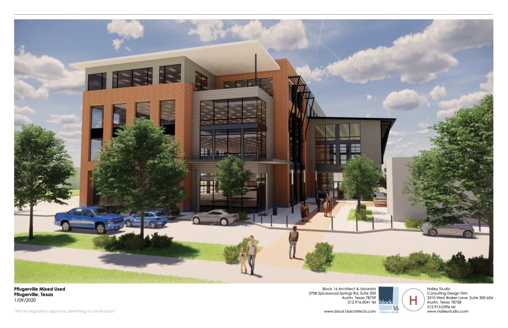 87,500 sq. ft. mixed-use development in the works for downtown Pflugerville