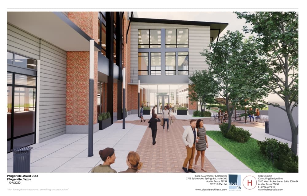 The total square footage of Phase 2 of the development is undetermined at this time. (Rendering courtesy Adeline Bui)