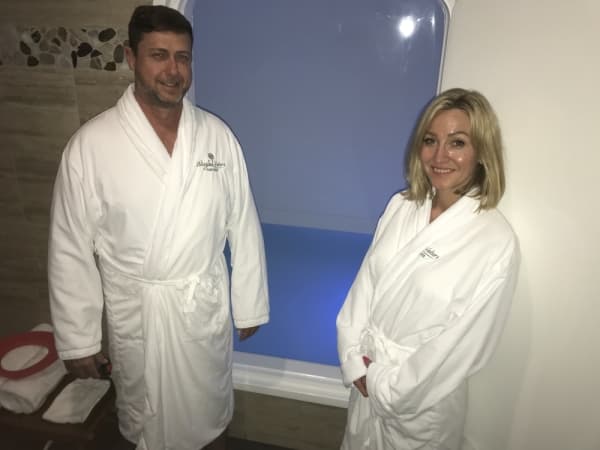 Blissful Waters Float Center owners Melody and David Fraser said their flotation rooms provide sensory deprivation therapy to help patrons cope with stress. Rosemary Smith/Community Impact Newspaper