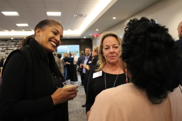 A ribbon-cutting and open house was held Jan. 14 for the Gary and Cynthia Blankenship Business Center, the new addition to the Grapevine Chamber of Commerce. (Renee Yan/Community Impact Newspaper)