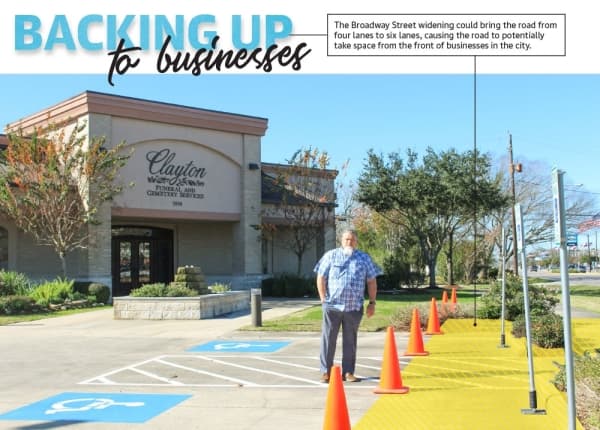 Future Broadway Street widening sparks discussion among Pearland business owners