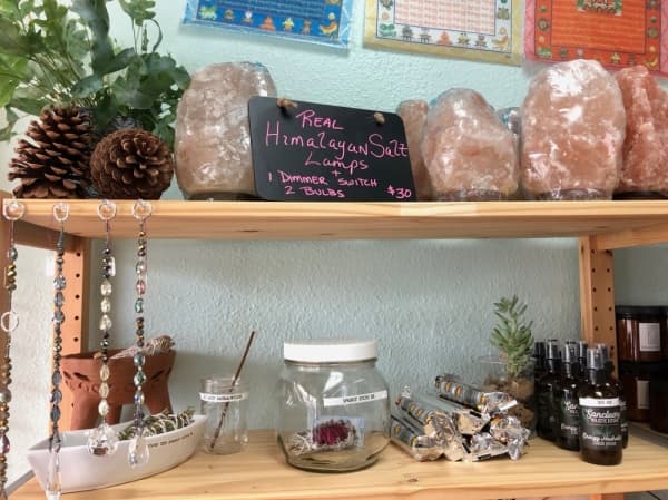 The store also sells holistic healing products from other local artisans. (Sally Grace Holtgrieve/Community Impact Newspaper) 