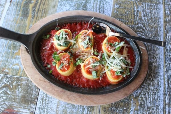 Manicotti bites 