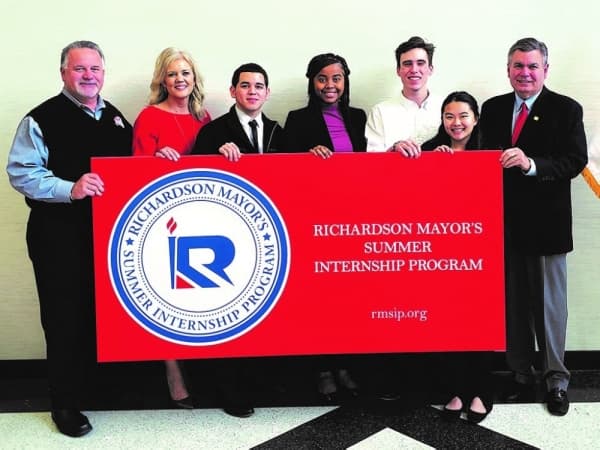 Students in Richardson can now apply for the The Mayor's Summer Internship Program