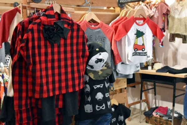 The boutique specializes in boys' clothes but also carries items for girls. (Makenzie Plusnick/Community Impact Newspaper)