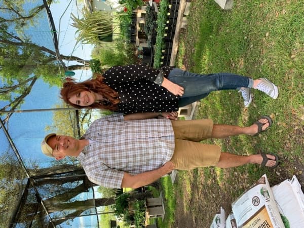 Jennifer and Nate Cross founded Cross Plants and Produce in 2014. (Katharine Jose/Community Impact Newspaper)