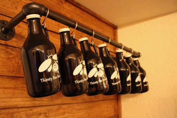 Thirsty Bee Meadery opened in January on Commerce Street. (Anna Lotz/Community Impact Newspaper)