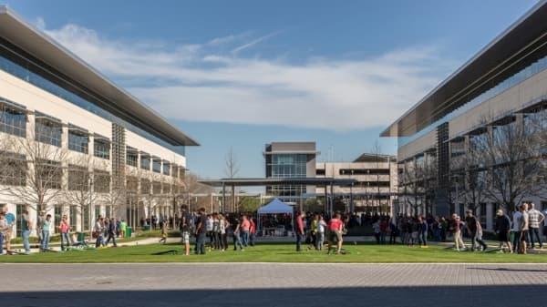 Construction began in November 2019 on Apple's second campus in Northwest Austin. (Rendering courtesy Apple)