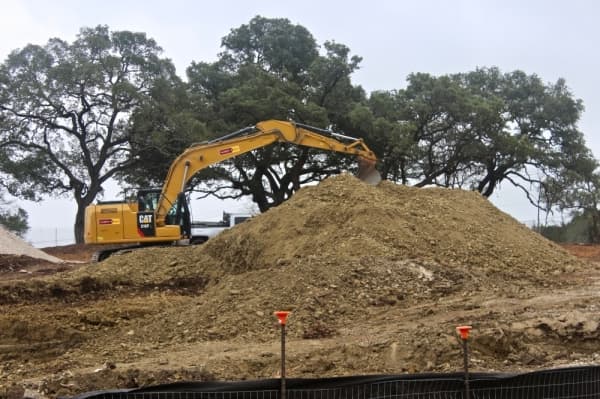 Site work just began off North MoPac for two new hotels. (Amy Denney/Community Impact Newspaper)