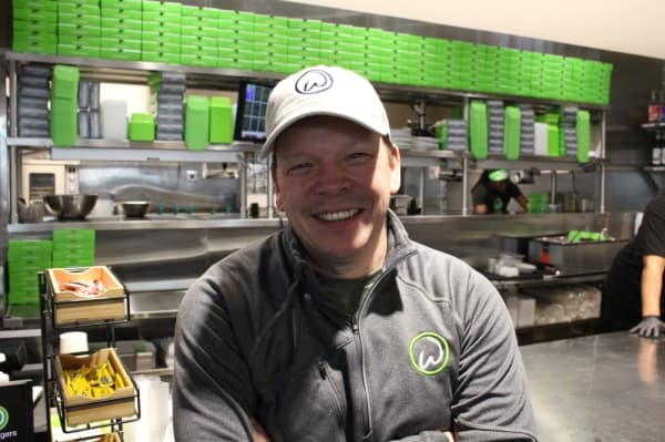Chef Paul Wahlberg's burger of choice is The Our Burger. (Elizabeth Ucles/Community Impact Newspaper)