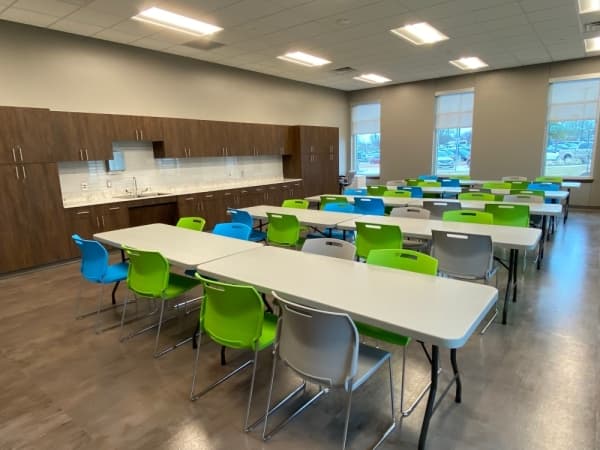 The Grove offers an art studio. (Elizabeth Ucles/Community Impact Newspaper)