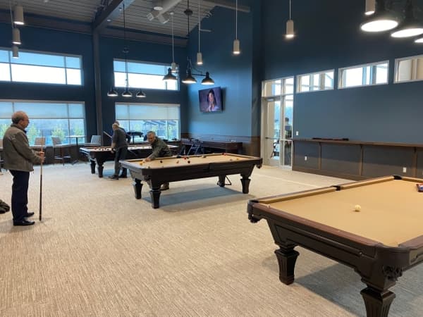 The Grove offers a billiards room. (Elizabeth Ucles/Community Impact Newspaper) 