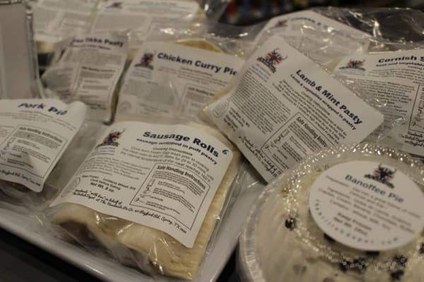 McGowan crafted recipes for shepherd’s pie, lamb and mint pasties, sausage rolls, chicken curry pie and other kinds of pies and pasties for The British Depot. (Kara McIntyre/Community Impact Newspaper)