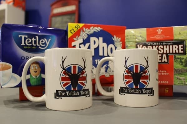 Tea is a standard drink in England, McGowan said, so The British Depot offers a variety of imported teas. (Kara McIntyre/Community Impact Newspaper)
