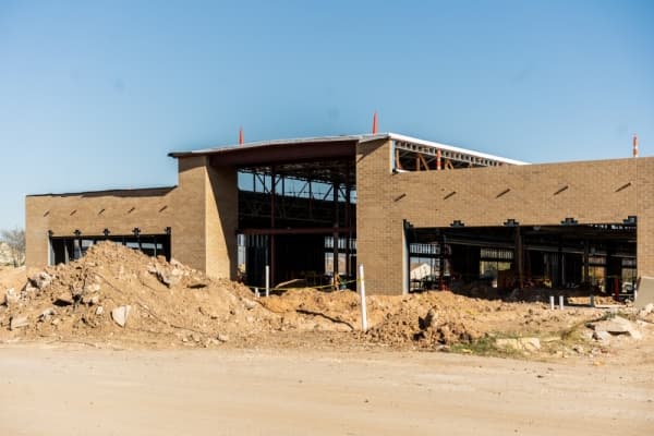St. Elmo Public Market is being build inside an old, converted warehouse space. (Courtesy Jane Kim)