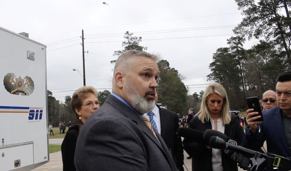 Paul Willingham, chief of police for Lone Star College, said law enforcement also received several other calls about hearing the gunshots, but it was potentially from woods surrounding the campus. (Kelly Schafler/Community Impact Newspaper)