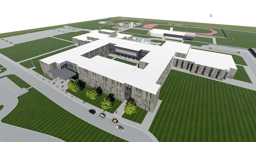 Architectural renderings revealed for unnamed New Caney ISD High School No. 3