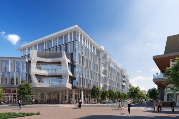 First building of Mueller Business District development breaks ground