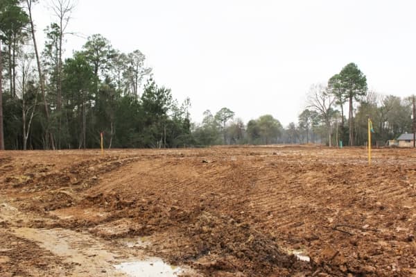 Cherry Pines on South Cherry Street is among several subdivisions in the works in Tomball. (Anna Lotz/Community Impact Newspaper)