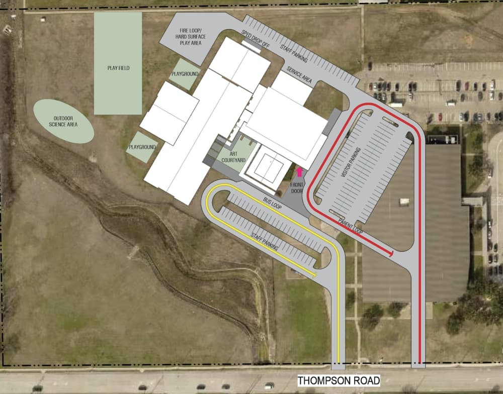 The Keller ISD board of trustees approved design concepts for Heritage Elementary at a board meeting Jan. 23. (Courtesy VLK Architects)