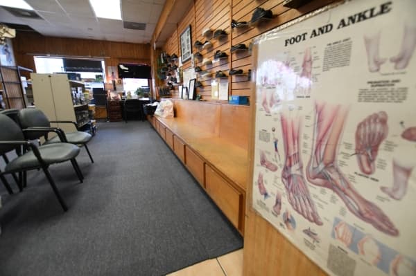 




The interior of Village Shoe Shop preserves its traditional roots. 