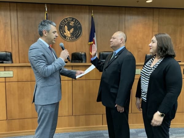 Tobias sworn in as new Kyle City Council member as Tenorio moves on to county race