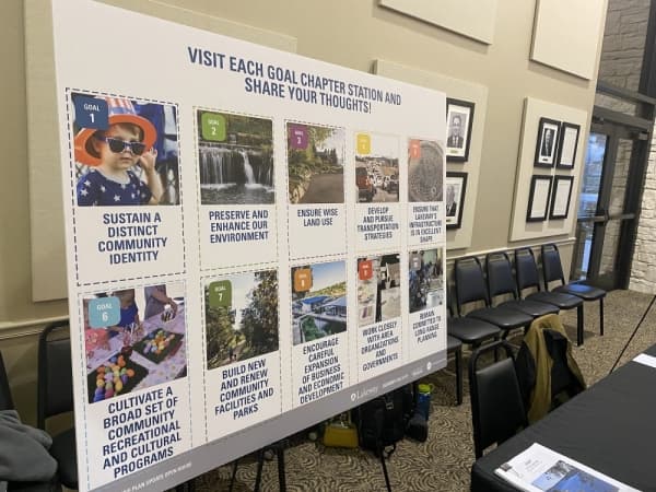 There were 10 stations at the Feb. 5 open house at Lakeway City Hall. 