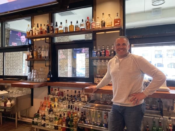 Dave Coussirat opened The Tavern at Lakeside in 2019. (Photo by Anna Herod/Community Impact Newspaper)