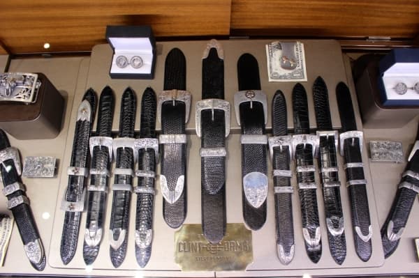 In addition to jewelry and watches, the jeweler carries handcrafted silver works from Clint Orms. (Ben Thompson/Community Impact Newspaper)