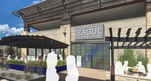 The new Bee Cave location will open summer 2020 in the Hill Country Galleria. (Renderings Courtesy Giant Noise)