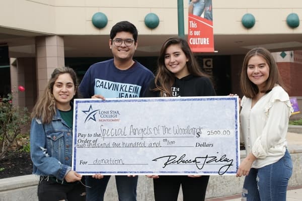 Lone Star College Montgomery gives $2,500 grant to Special Angels of The Woodlands