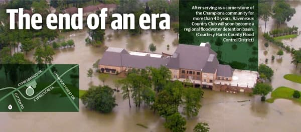 Raveneaux Country Club to become detention basin