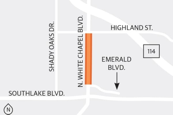 Southlake transportation update: North White Chapel Boulevard widening, Phase 2