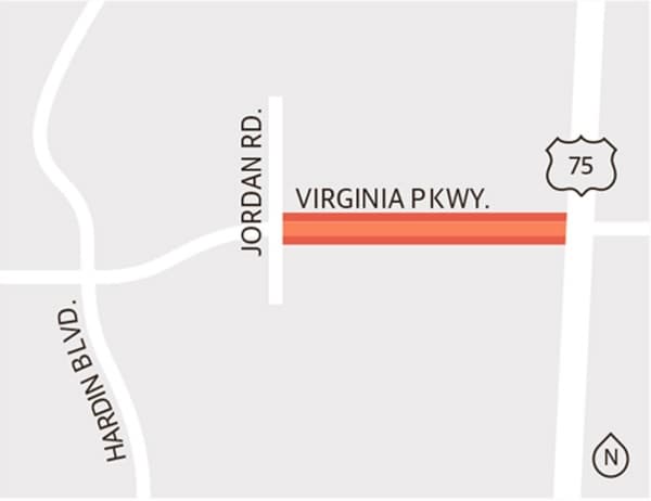 City of McKinney anticipates March completion for Virginia Parkway improvements