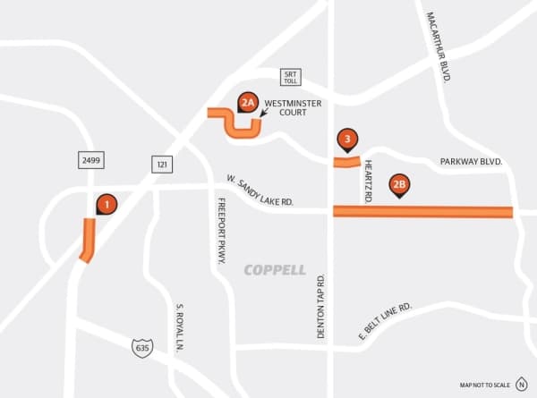 3 ongoing and upcoming transportation projects in Coppell
