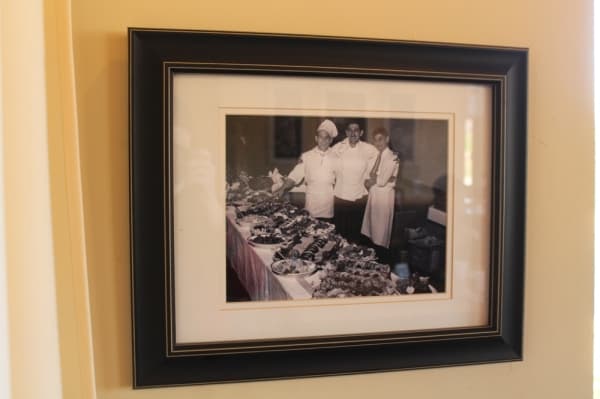 A picture of Blazek’s grandfather in his chef uniform hangs at the restaurant.
