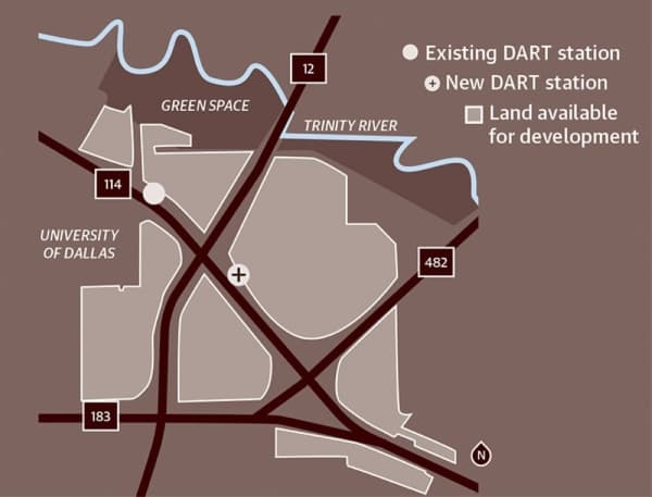 The Texas Department of Transportation will conduct a four-year, $420 million revamp of Irving's diamond interchange. (Designed by Tobi Carter/Community Impact Newspaper)
